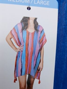 PALISADES BEACH CLUB SWIM COVERUP SZ M/L